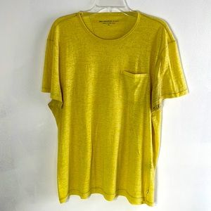 John Varvatos extra large T-shirt yellow